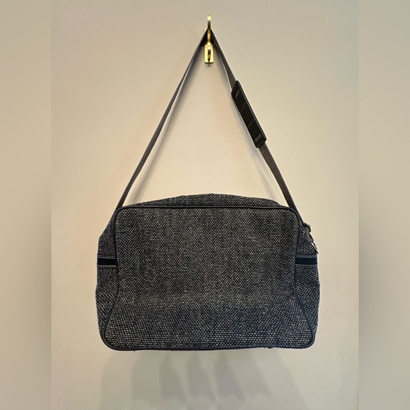 Vintage Jordache Black and Gray Unisex Messenger Bag/Weekender - Picture 7 of 8